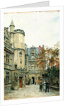 The Courtyard of the Museum of Cluny, c.1878-80 by Stanislas Victor Edouard Lepine
