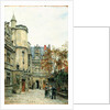 The Courtyard of the Museum of Cluny, c.1878-80 by Stanislas Victor Edouard Lepine