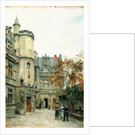 The Courtyard of the Museum of Cluny, c.1878-80 by Stanislas Victor Edouard Lepine