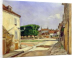 A Street in Avallon by Marcel Leprin