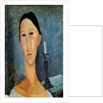 Hanka Zborowska with a Candlestick, 1919 by Amedeo Modigliani