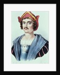Portrait of Christopher Columbus by Dolfino by Anonymous