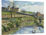 The Farm at Osny, 1883 by Camille Pissarro