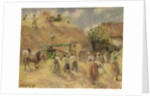 The Harvest, 1883 by Camille Pissarro