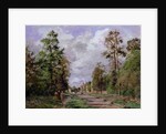 The road to Louveciennes at the edge of the wood, 1871 by Camille Pissarro