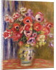 Vase of Tulips and Anemones, c.1895 by Pierre Auguste Renoir