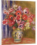 Vase of Tulips and Anemones, c.1895 by Pierre Auguste Renoir