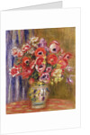 Vase of Tulips and Anemones, c.1895 by Pierre Auguste Renoir