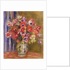 Vase of Tulips and Anemones, c.1895 by Pierre Auguste Renoir