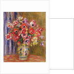 Vase of Tulips and Anemones, c.1895 by Pierre Auguste Renoir