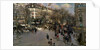 The Boulevard des Italiens, c.1900 by Jean Francois Raffaelli