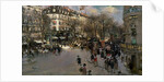 The Boulevard des Italiens, c.1900 by Jean Francois Raffaelli