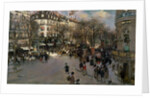 The Boulevard des Italiens, c.1900 by Jean Francois Raffaelli