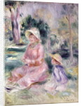 Madame Renoir and her son Pierre, 1890 by Pierre Auguste Renoir