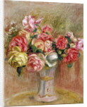 Roses in a Sevres vase by Pierre Auguste Renoir