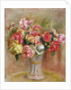 Roses in a Sevres vase by Pierre Auguste Renoir