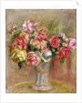 Roses in a Sevres vase by Pierre Auguste Renoir