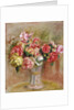 Roses in a Sevres vase by Pierre Auguste Renoir