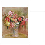 Roses in a Sevres vase by Pierre Auguste Renoir