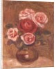 Roses in a pot by Pierre Auguste Renoir