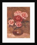 Roses in a pot by Pierre Auguste Renoir