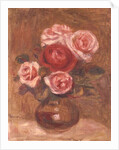 Roses in a pot by Pierre Auguste Renoir