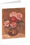 Roses in a pot by Pierre Auguste Renoir