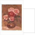 Roses in a pot by Pierre Auguste Renoir
