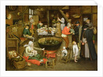 The Visit to the Farm by Pieter the Younger Brueghel