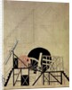 Stage set design for the play 'The Magnanimous Cuckold' by F. Crommelynck, Meyerhold Theatre, Moscow, 1922 by Lyubov Sergeevna Popova