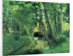 The Little Bridge, Pontoise, 1875 by Camille Pissarro
