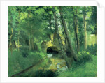 The Little Bridge, Pontoise, 1875 by Camille Pissarro