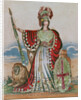 Mrs. Pope as Britannia by English School