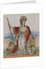 Mrs. Pope as Britannia by English School