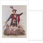Mr. Macready in the role of Rob Roy Macgregor by English School