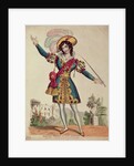 Madame Vestris in the role of Don Giovanni from Mozart's opera 'Don Giovanni' by English School