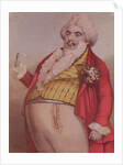 Signor Lablache as Dr. Dulcamara, the quack doctor in the opera 'The Elixir of Love' by Gaetano Donizetti by English School