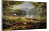 Charles Waterton capturing a cayman, 1825-26 by Captain Edward Jones