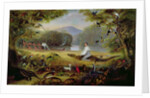 Charles Waterton capturing a cayman, 1825-26 by Captain Edward Jones