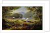 Charles Waterton capturing a cayman, 1825-26 by Captain Edward Jones