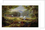 Charles Waterton capturing a cayman, 1825-26 by Captain Edward Jones