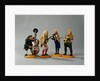 Caricature figurines of musicians by German School