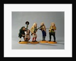 Caricature figurines of musicians by German School