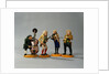 Caricature figurines of musicians by German School