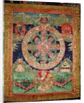 Bardo Mandala, Thangka showing the period between death and reincarnation by School Tibetan