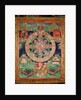 Bardo Mandala, Thangka showing the period between death and reincarnation by School Tibetan