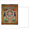 Bardo Mandala, Thangka showing the period between death and reincarnation by School Tibetan