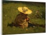 Girl in the grass, c.1895 by Willem de Zwart
