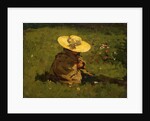 Girl in the grass, c.1895 by Willem de Zwart
