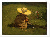 Girl in the grass, c.1895 by Willem de Zwart